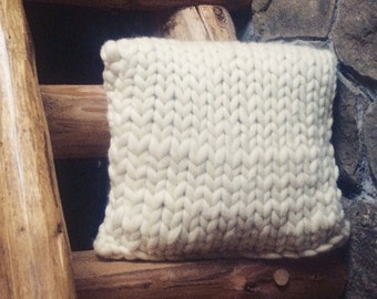 Wool Roving Pillow Cover Knitting Pattern THE NEW LONDON pdf download