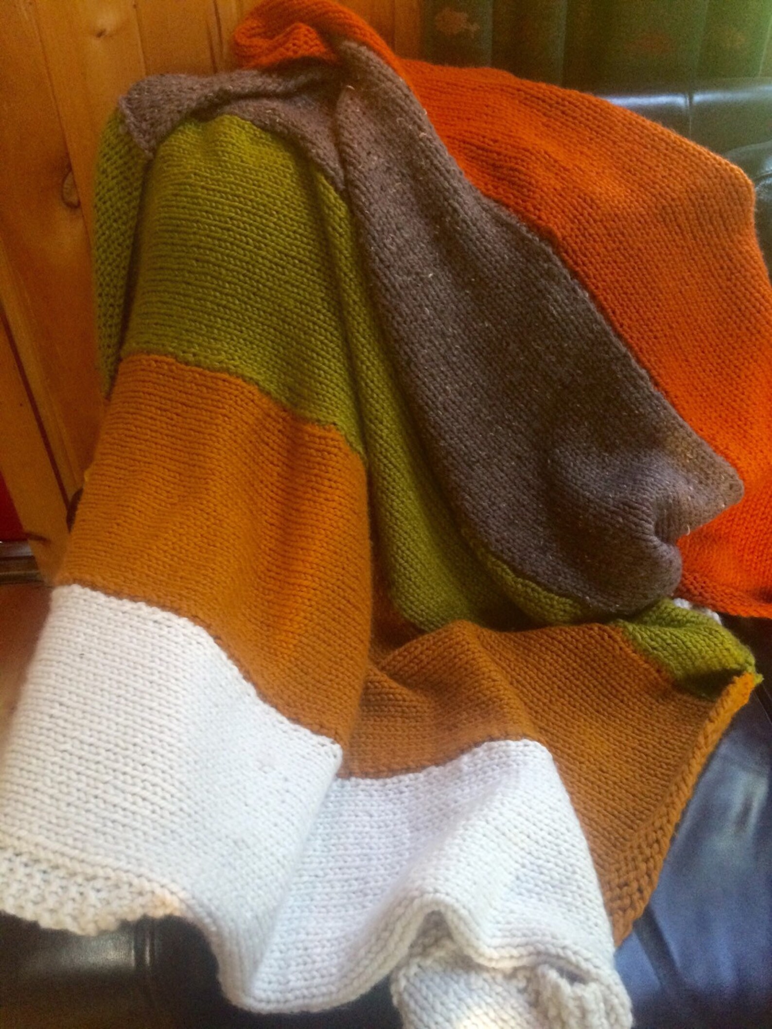Autumn Striped Blanket