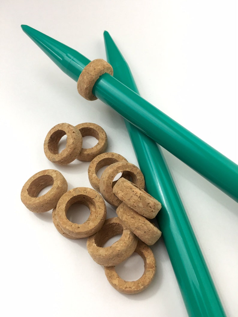 Point Protectors for Knitting Needles in Cork Needle Caps Etsy UK