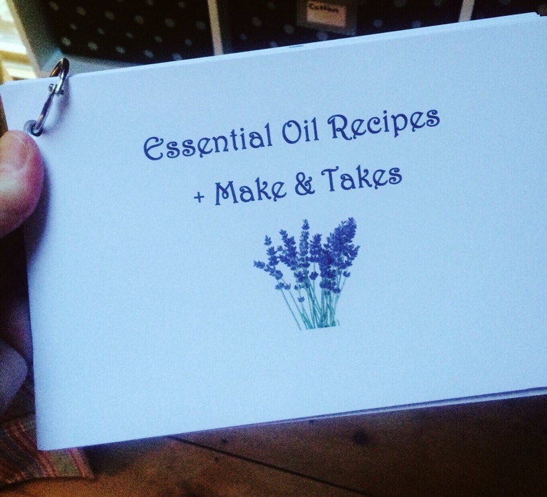 Essential Oil Recipes Make &amp; Take Idea Book PDF Format | Etsy