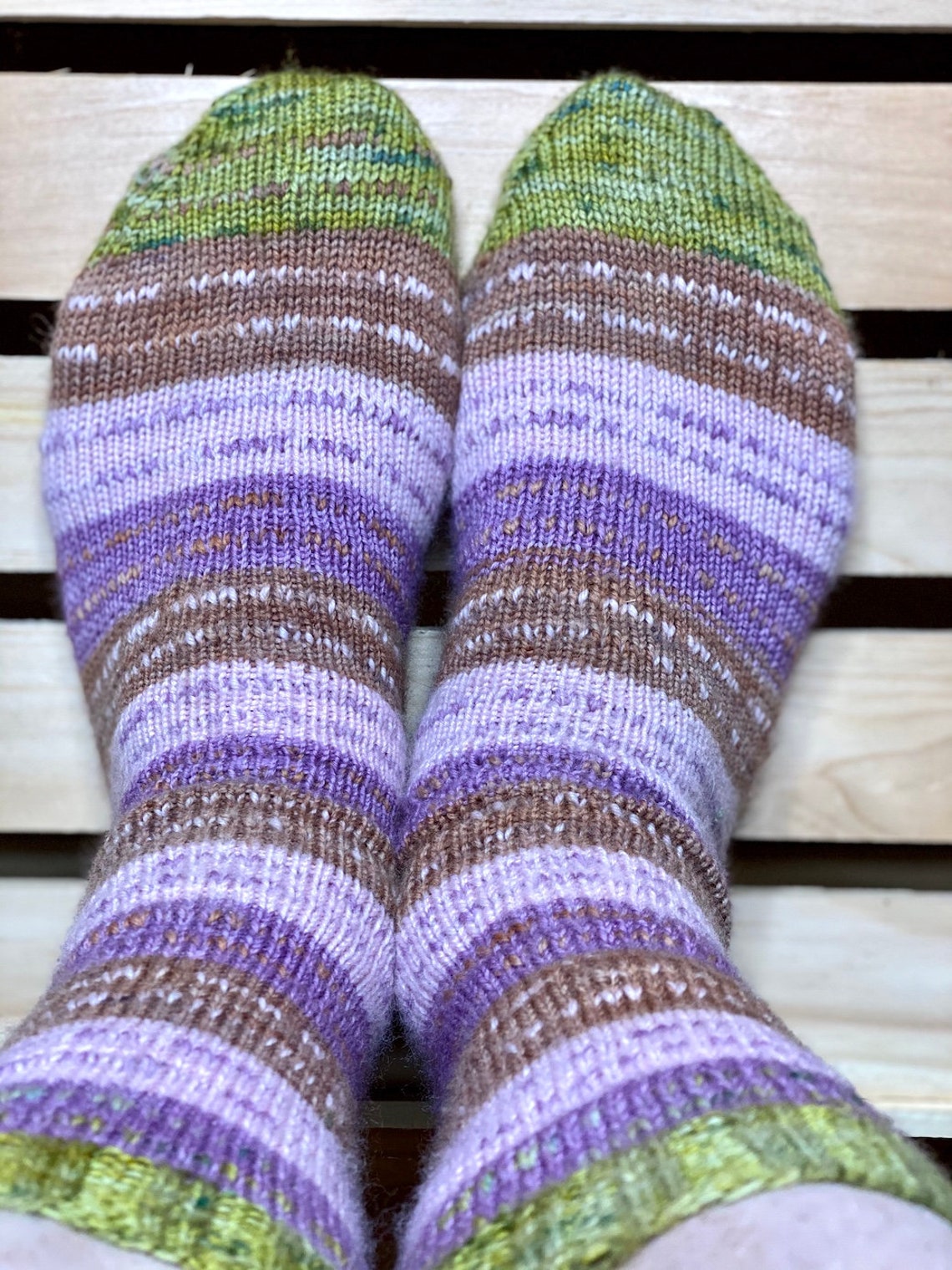 Magic Heel Socks Easy Knitting Pattern for Women's Socks Etsy