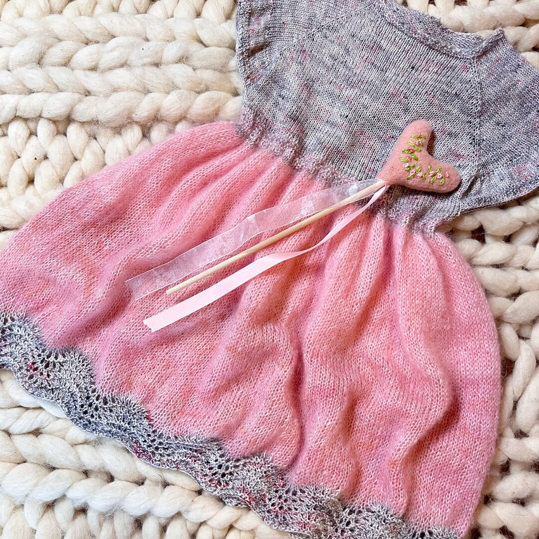 Princess Dress Knitting Pattern - Ever After Fantasy Dress for Little Girls  - Etsy