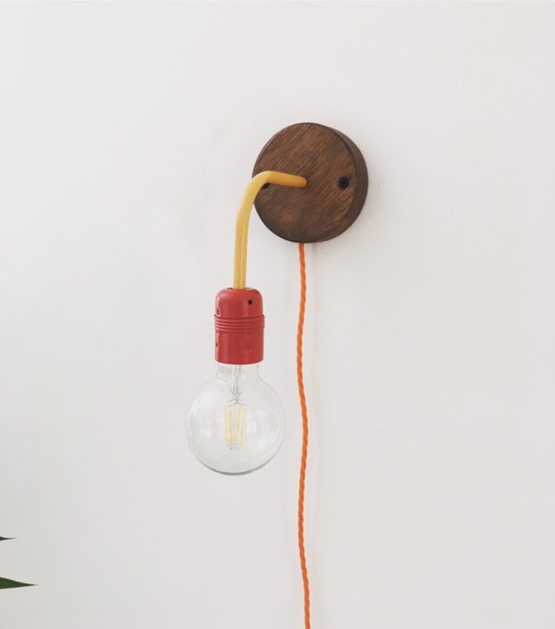 Wall Light With Switch Plug in Sconce Sconce Plug In Light Etsy