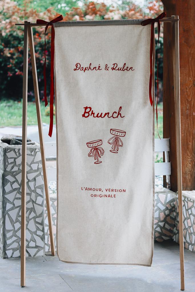 Tenture de Mariage Personnalisée pour un Décor Unique