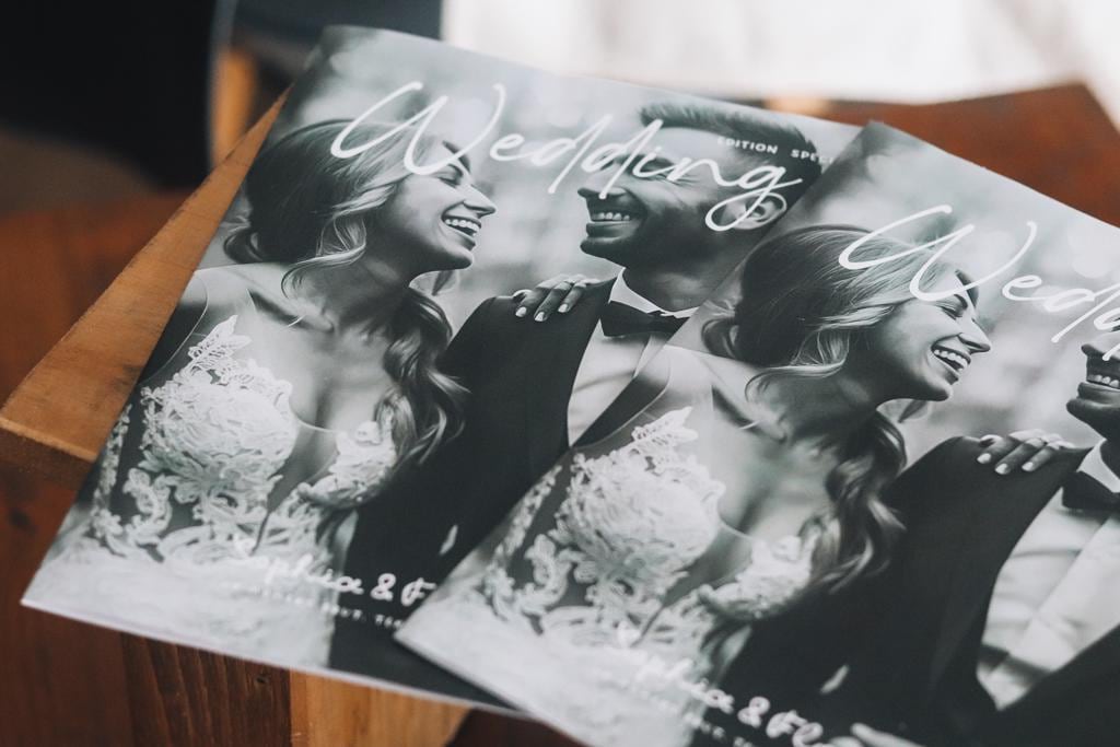 Magazine de mariage personnalisé – Édition spéciale alternative