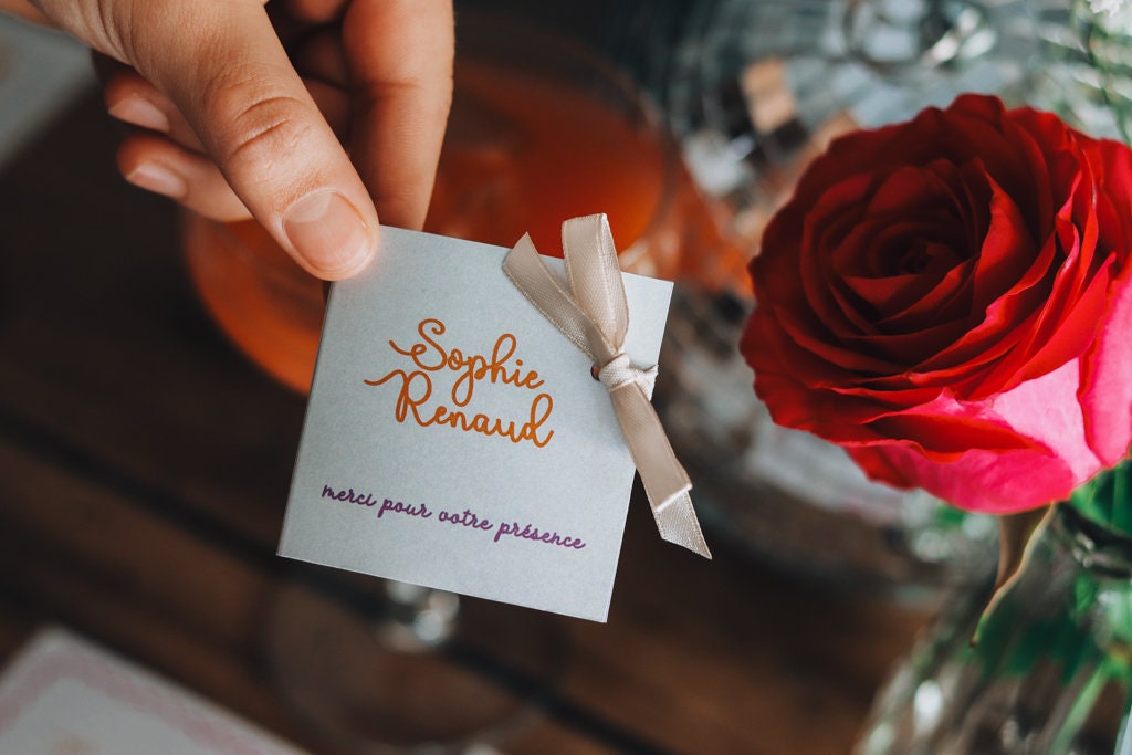 Pochette Cadeau Personnalisée avec Chocolat pour Événements