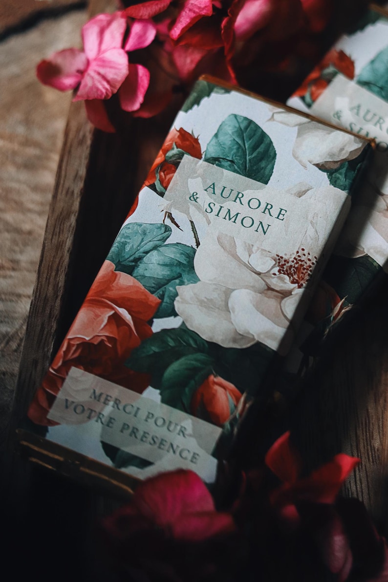 Tablettes de Chocolat Personnalisées pour Mariage et Événements