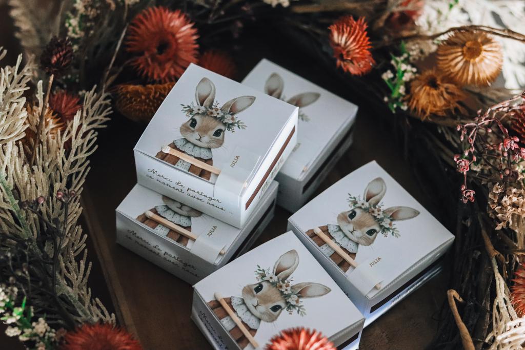 Ensemble Bougie Élégante en Métal Argent avec Allumette