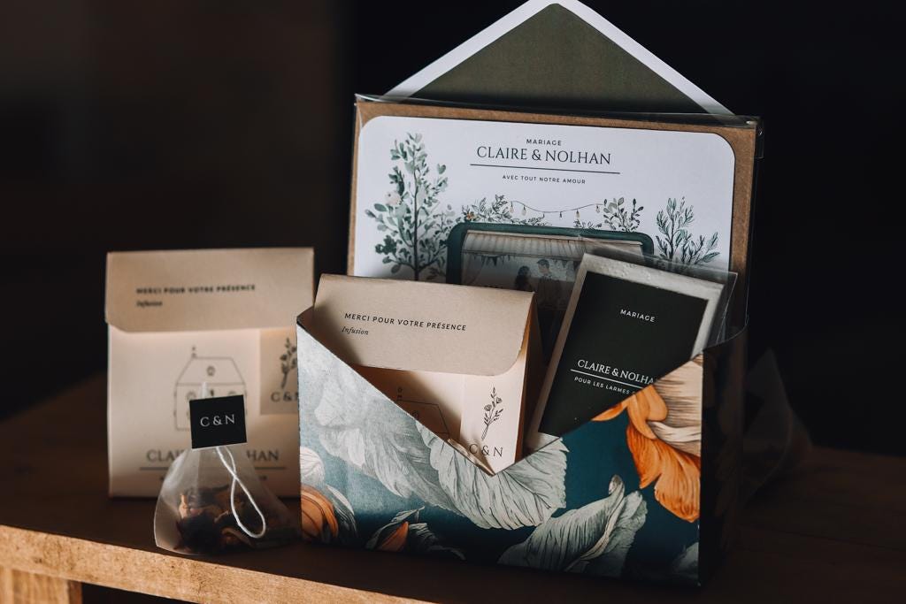 Boîte à cadeaux personnalisée pour un mariage inoubliable