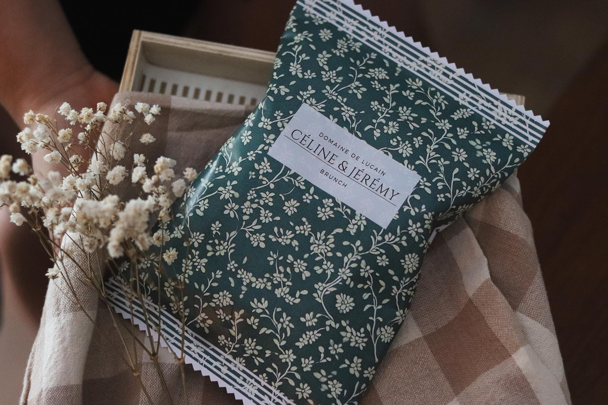 Pochette surprise bonbons personnalisée pour mariage