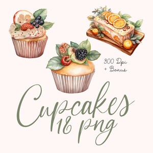 Cupcakes & Bonus Cakes Clipart