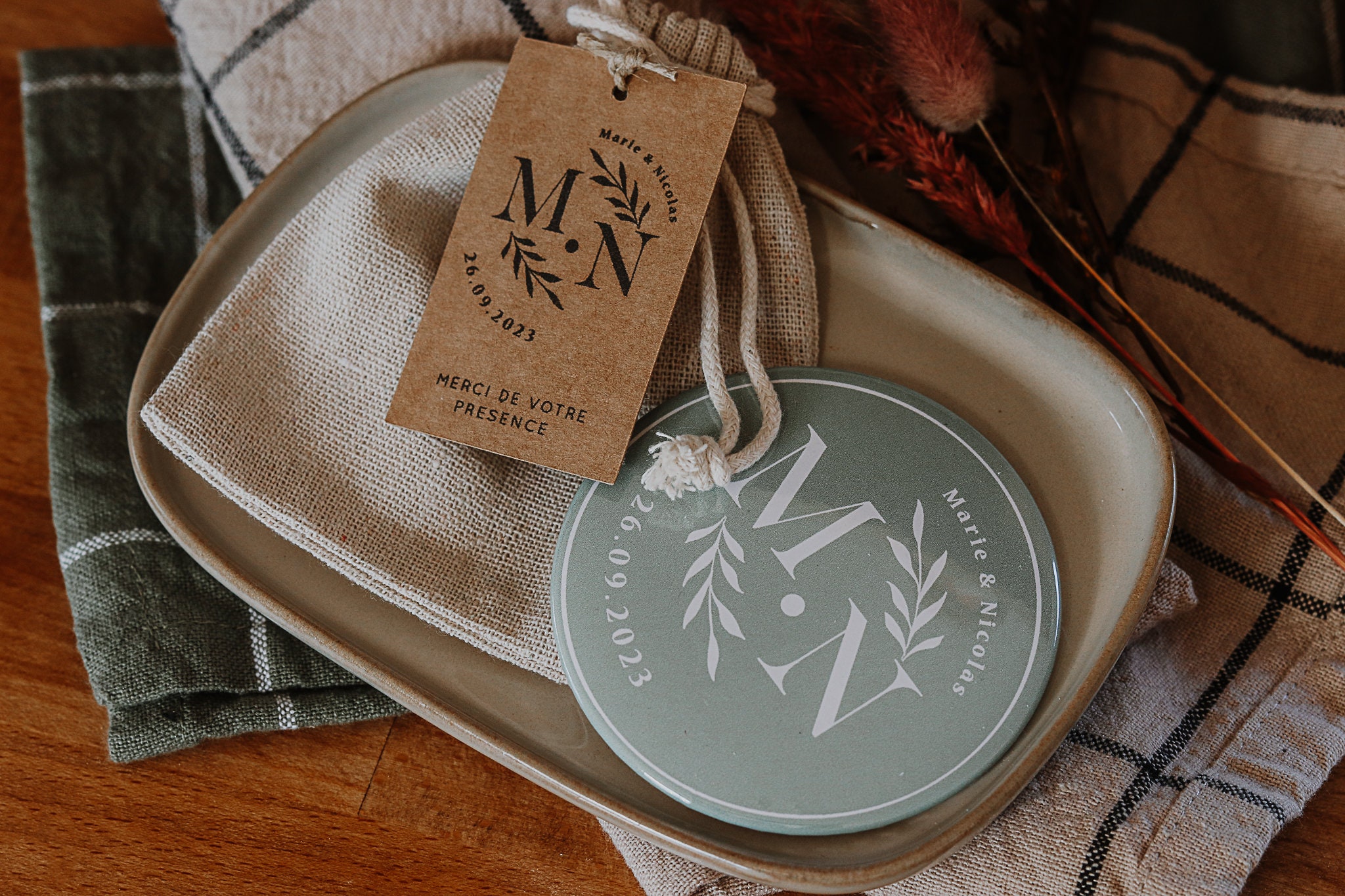 Miroir de poche personnalisé avec pochette – minimum 10 pièces