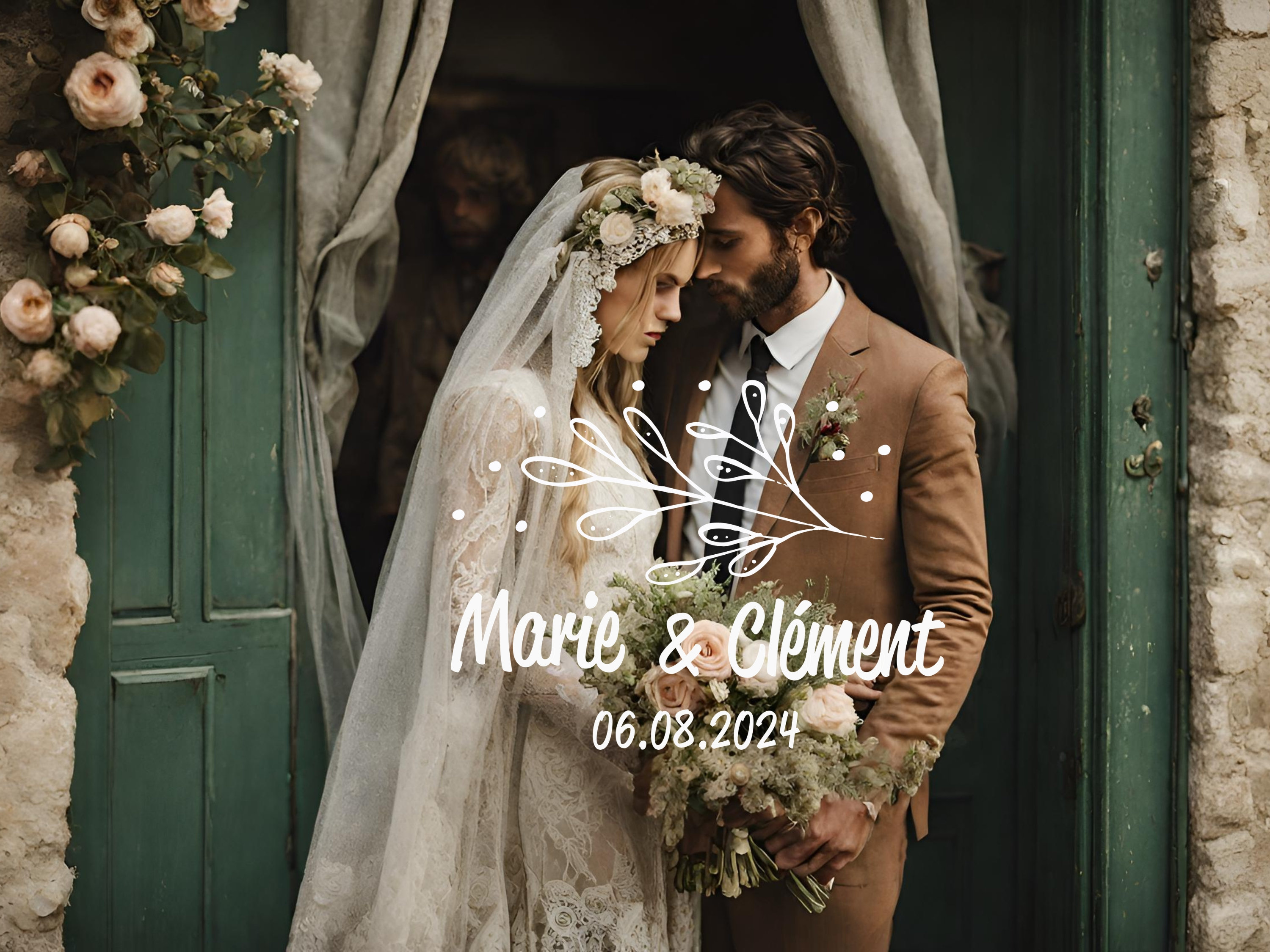 Aangepast logo voor elegante bruiloft - Etsy België, image size:3000x2250