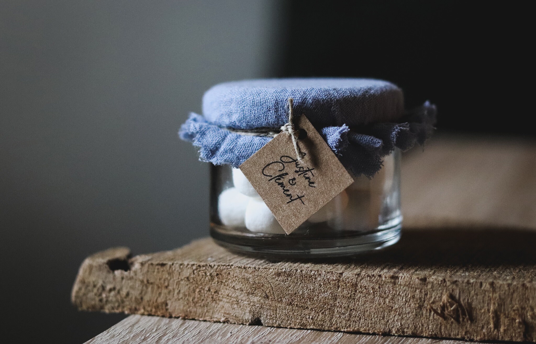 Mini pots de marshmallows pour invités – Commande minimum 30 pots