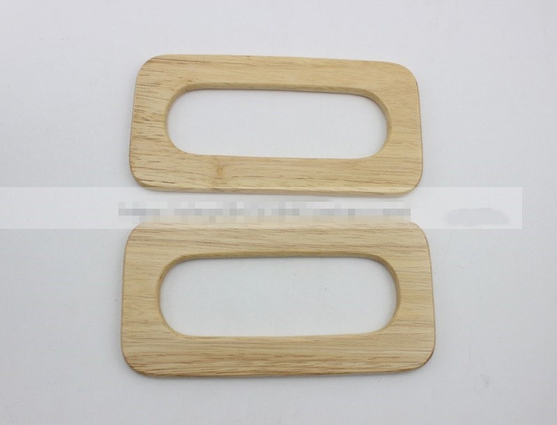 Teapot Handle Handbags Supply Purse Wristlet Handles Wooden Handcraft Material for Handbag Making 1 Pair 20*10cm Wooden Handles for Bag
