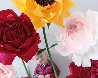 Giant Paper Flowers Etsy