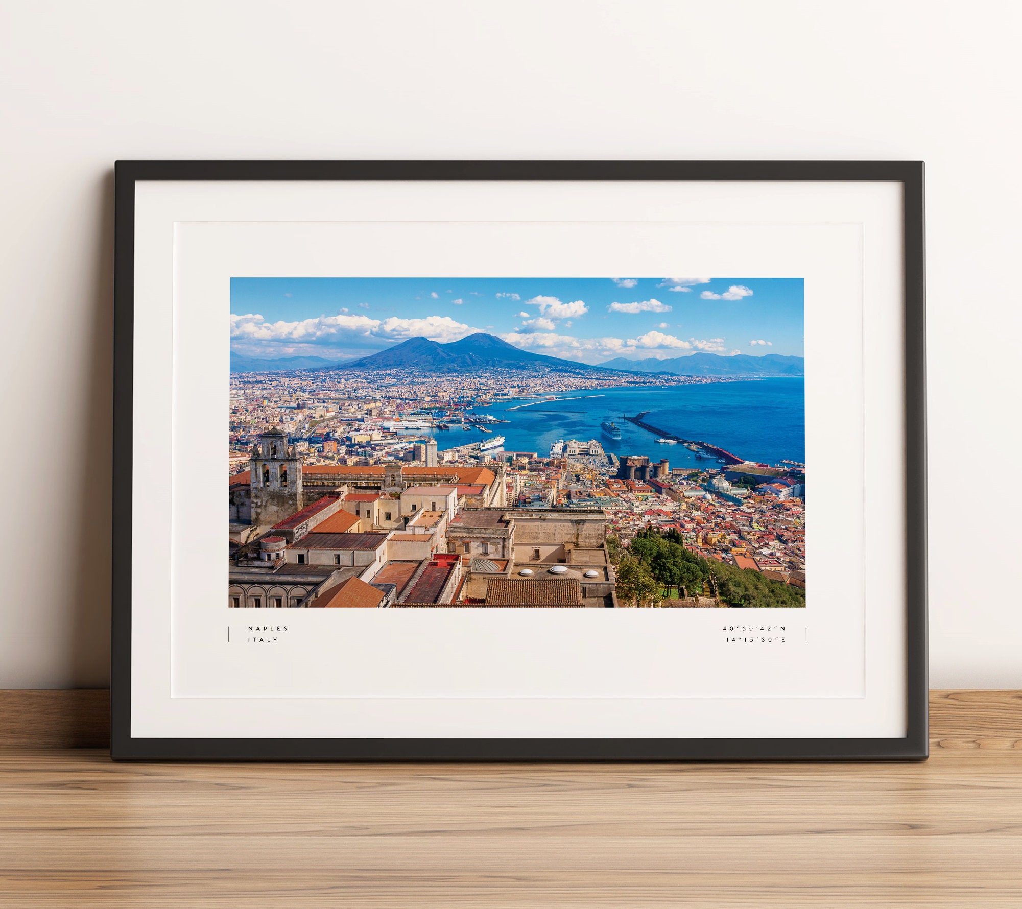 Naples Print, Naples Poster, Naples Coordinates, Naples Wall Art, Naples Photo Print, Naples Travel, Wall Decor