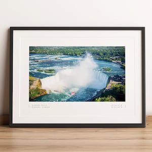 Niagara Falls Print, Niagara Falls Poster, Niagara Falls Coordinates, Niagara Falls Wall Art, Niagara Falls Photo, Niagara Falls Travel