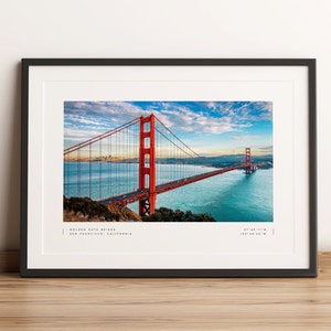 San Francisco Print, San Francisco Poster, San Francisco Koordinaten, San Francisco Wandkunst, San Francisco Foto, San Francisco Travel