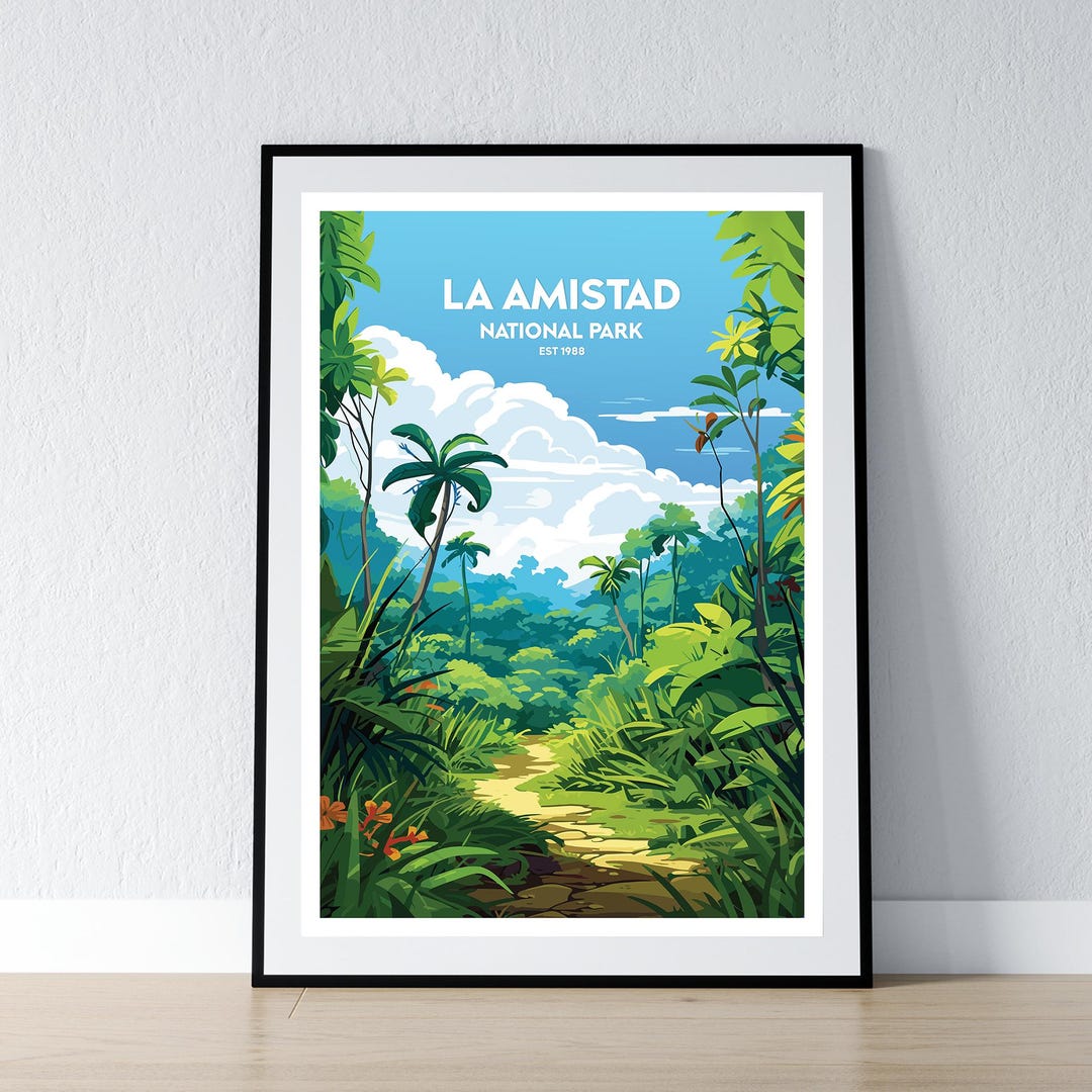 La Amistad National Park Poster La Amistad National Park Print ...