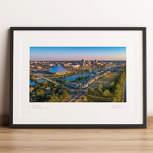 Memphis Print, Memphis Poster, Memphis Coordinates, Memphis Wall Art, Memphis Photo Print, Memphis Travel, Wall Decor