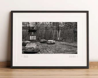 Chernobyl Print, Chernobyl Poster, Pripyat Print, Pripyat Poster, Chernobyl Coördinaten, Chernobyl Wall Art, Chernobyl Photo, Chernobyl