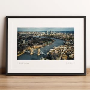 London Print London Poster London Coordinates London Wall Art London Photo Print London Travel Wall Decor London Skyline