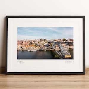 Porto Print, Porto Poster, Porto Coordinates, Porto Wall Art, Porto Photo Print, Porto Travel, Wall Decor, Portugal Print, Portugal Poster