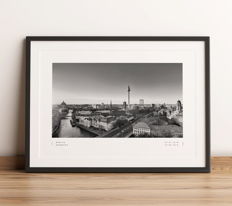 Berlin Print Berlin Poster Berlin Skyline Berlin Etsy UK