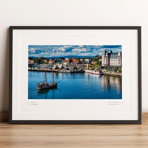 Oslo Print, Oslo Poster, Oslo Koordinaten, Oslo Wandkunst, Oslo Fotodruck, Oslo Reise, Norwegen Poster, Norwegen Poster, Norwegen Wandkunst