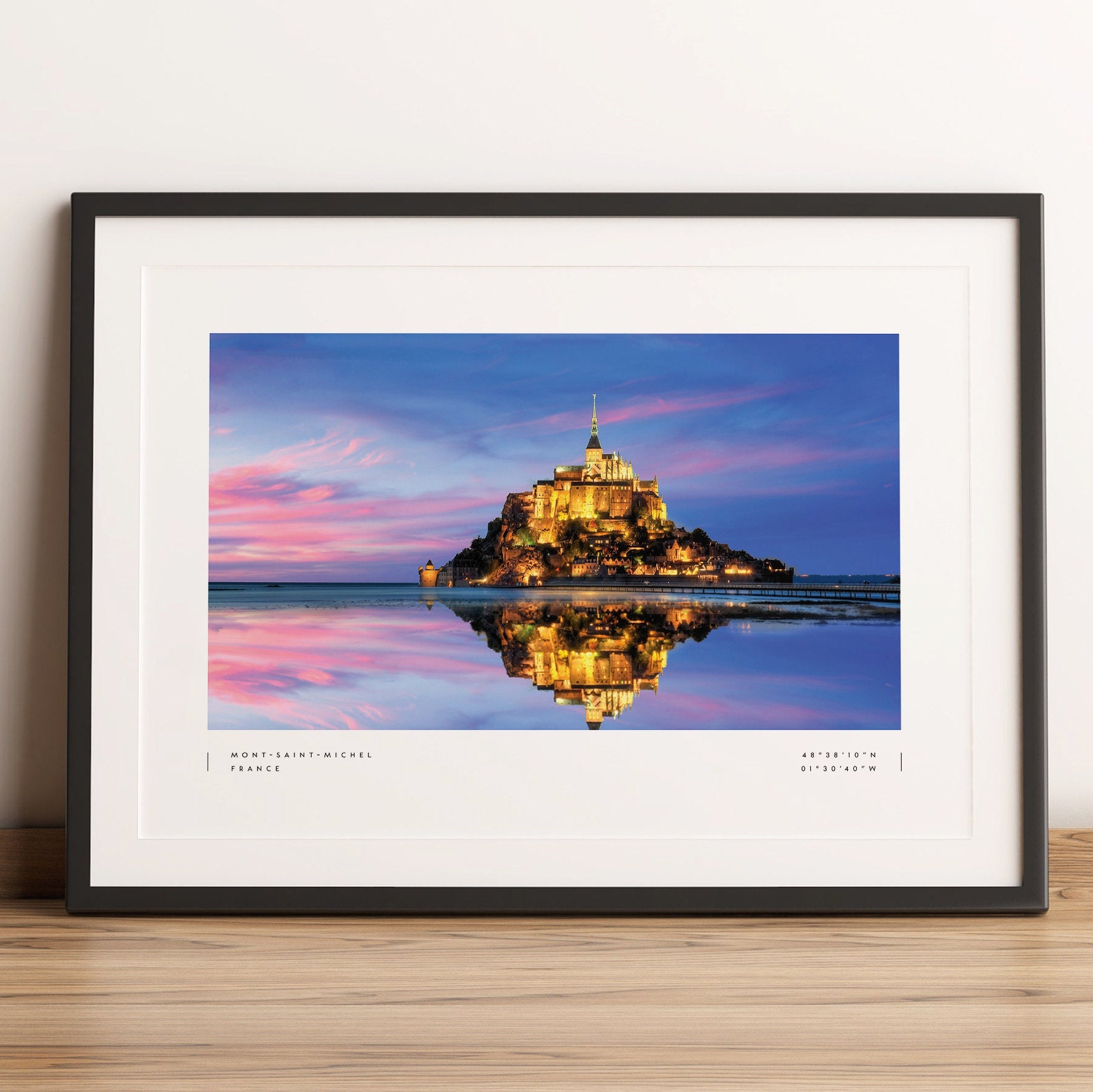Mont Saint Michel Print, Mont Saint Michel Poster, Mont Saint