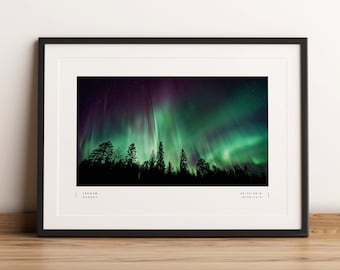Tromso, Northern Lights Poster, Aurora Borealis Print, Northern Lights Print, Aurora Borealis Poster, Norway Poster Print, Tromso Travel
