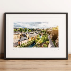 Luxembourg Print, Luxembourg Poster, Luxembourg Coordinates, Luxembourg Wall Art, Luxembourg Photo Print, Luxembourg Travel