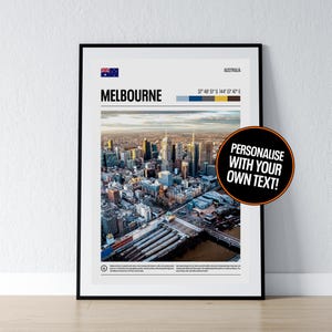 Melkenon Poster Bordeaux Wand Kunst Victoria Koordinaten Australien Foto Druck Australier Reise Geschenk Poster Druck Home Wand Dekor