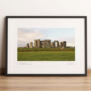 Stonehenge Kunstdruck, Stonehenge Poster, Stonehenge Koordinaten, Stonehenge Wandkunst, Stonehenge Schwarz Weiß, Stonehenge Reise, Home Decor