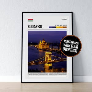 Budapest Poster Budapest Wand Kunst Budapest Koordinaten Ungarn Foto Druck Reise Geschenk Poster Druck Home Wand Dekor
