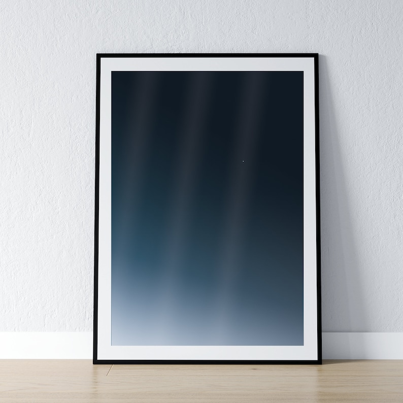 The Pale Blue Dot Print, Carl Sagan Zitat, Poster, Druck, Inspirationszitat, Erde, Astronomie, minimalistisch, Wandkunst, Wohnkultur Bild 7