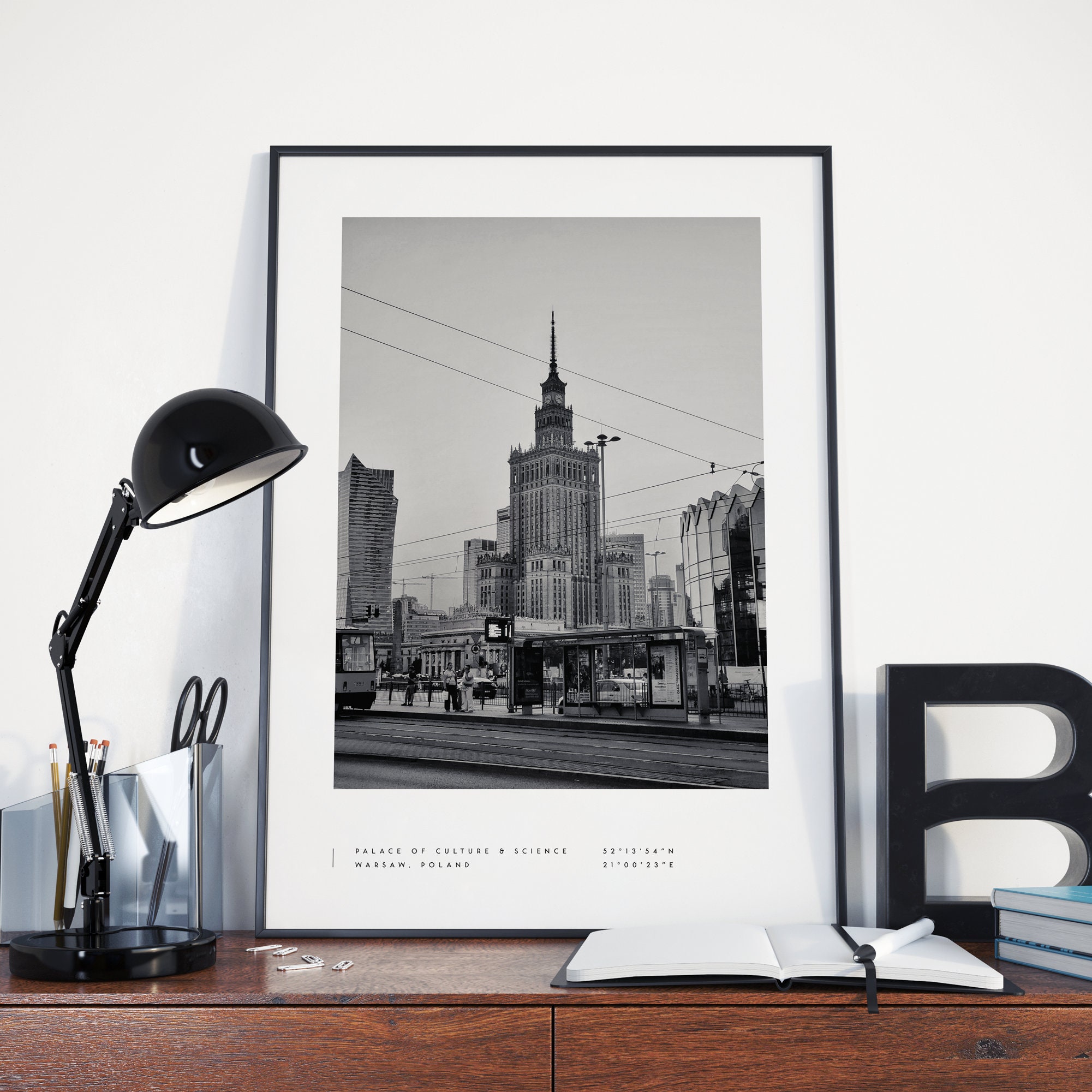 Warsaw Print Warsaw Poster Warsaw Coordinates Warsaw Wall Etsy