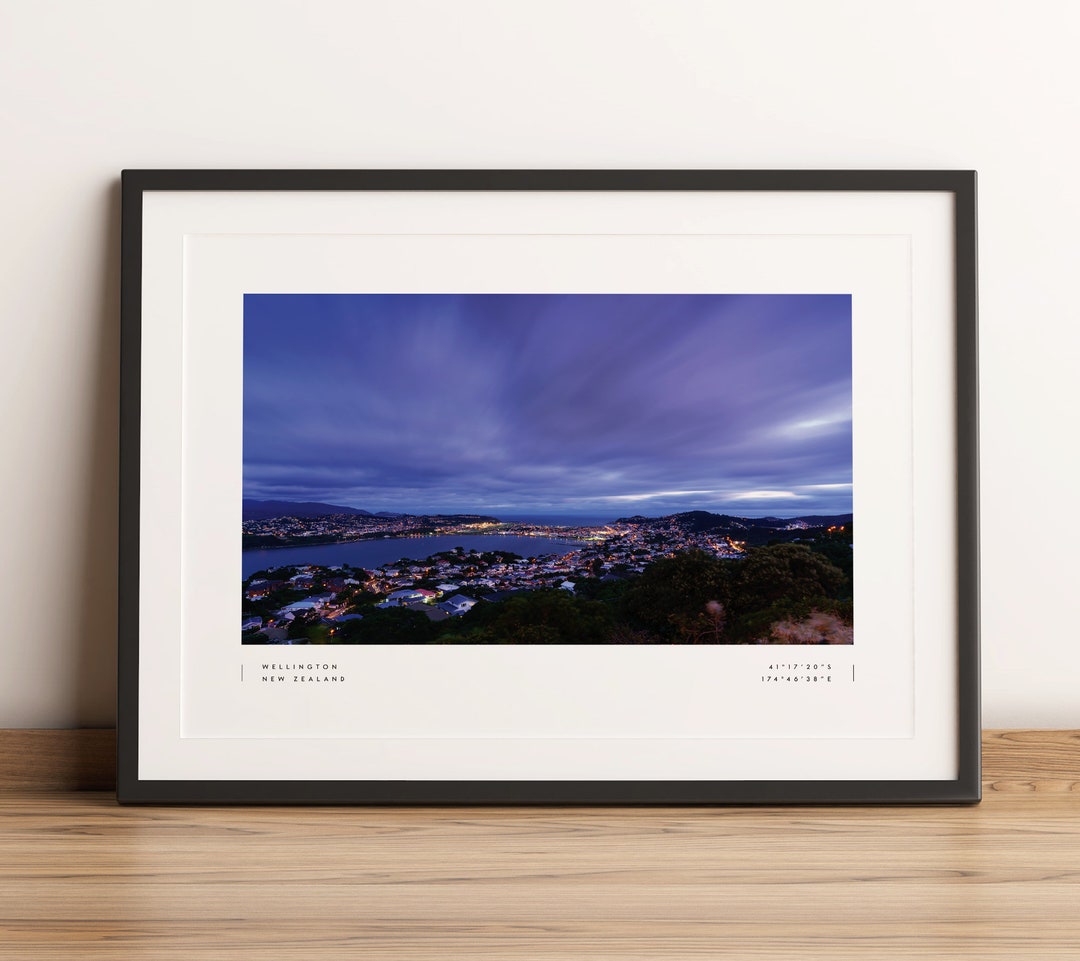 Wellington Print, Wellington Poster, Wellington Coordinates, Wellington