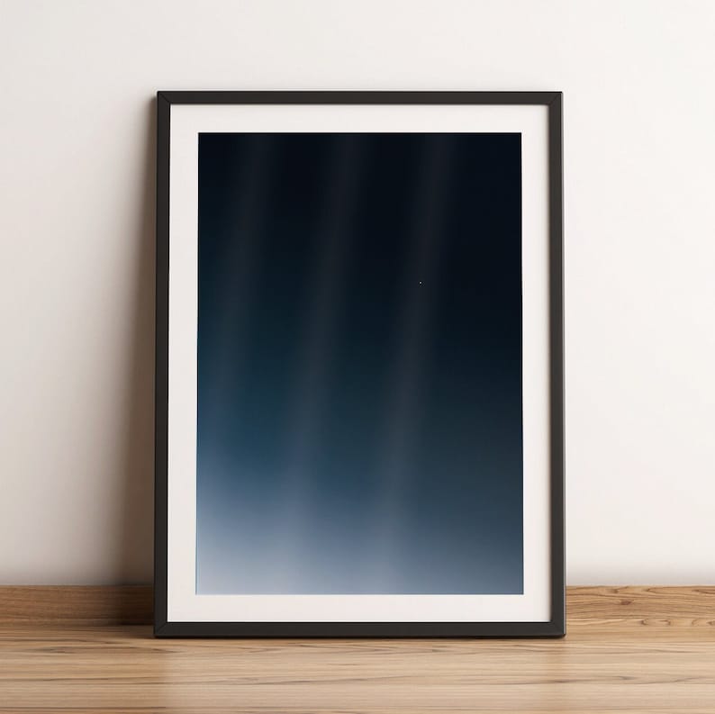 The Pale Blue Dot Print, Carl Sagan Zitat, Poster, Druck, Inspirationszitat, Erde, Astronomie, minimalistisch, Wandkunst, Wohnkultur Bild 10