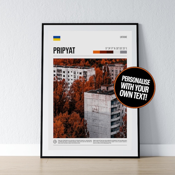 Pripyat Chernobyl Poster Pripyat Chernobyl Wall Art Ukraine
