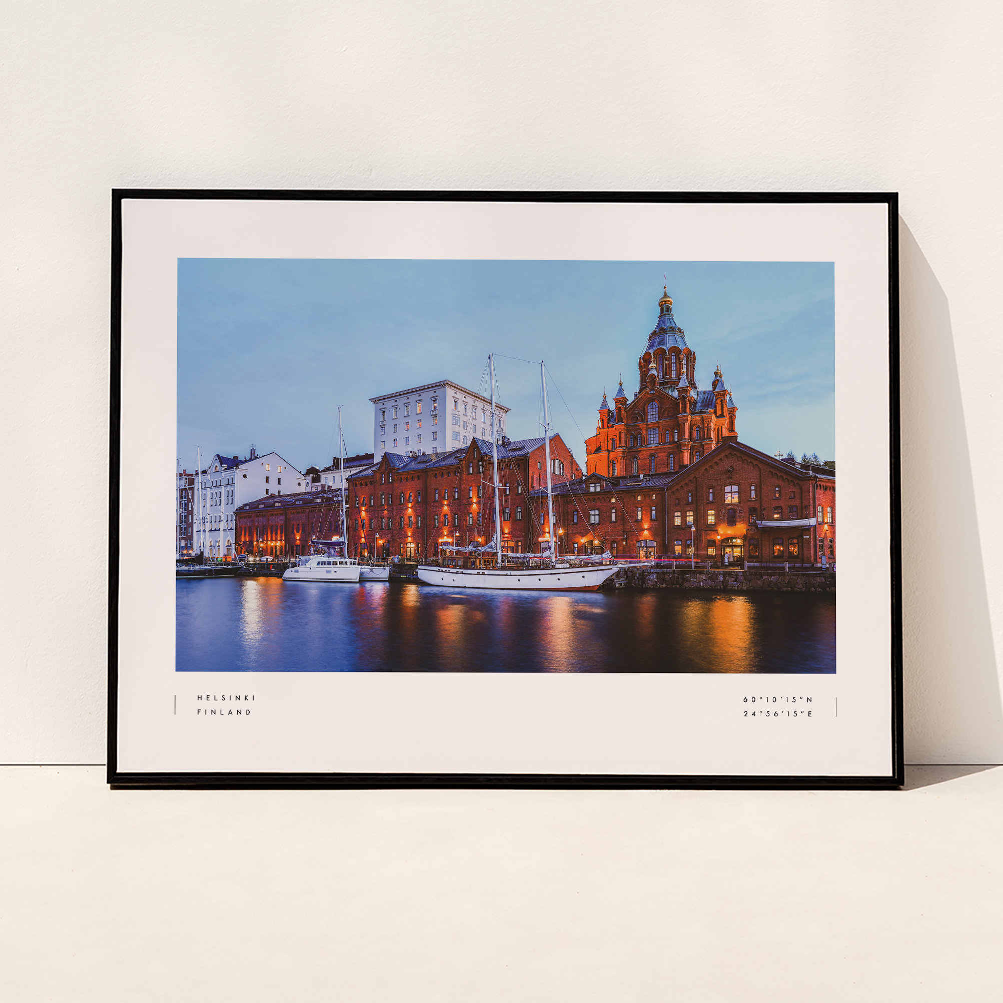 Helsinki Print Helsinki Poster Helsinki Coordinates Etsy