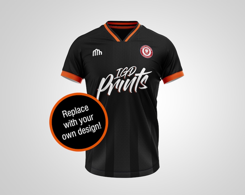Football Soccer Shirt PSD Mockup Realistic Kit Jersey Mock | Etsy
