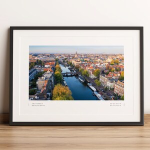 Amsterdam Print, Amsterdam Poster, Amsterdam Coordinates, Amsterdam Wall Art, Amsterdam Photo Print, Amsterdam Travel, Home Decor