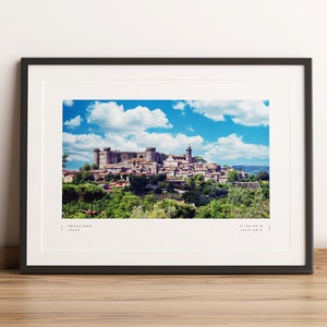 Bracciano Print, Bracciano Poster, Bracciano Coordinates, Bracciano Wall Art, Bracciano Photo Print, Bracciano Travel, Italy Print Poster