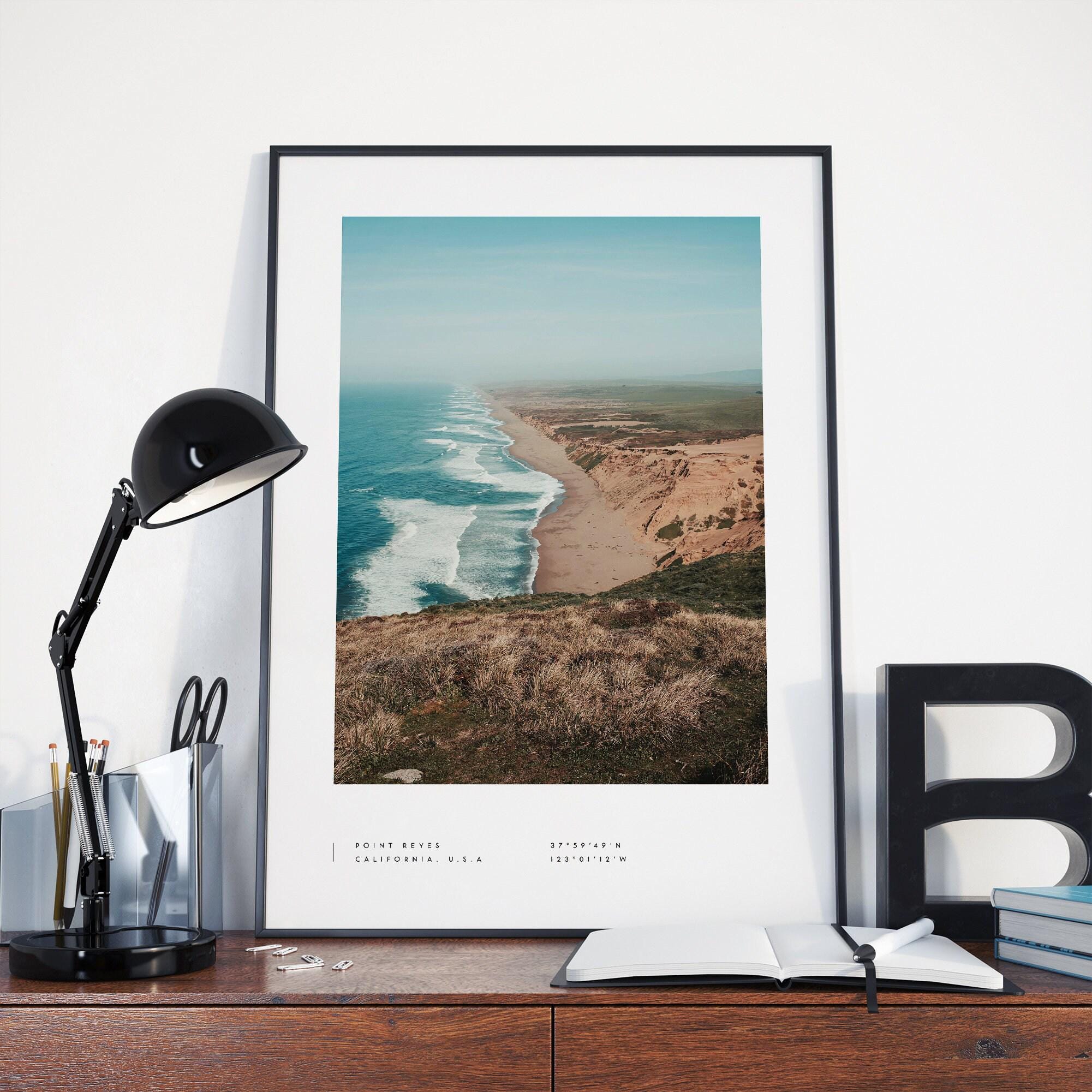 Point Reyes Poster Point Reyes Print Point Reyes Poster Point Reyes Coordinates Point ...