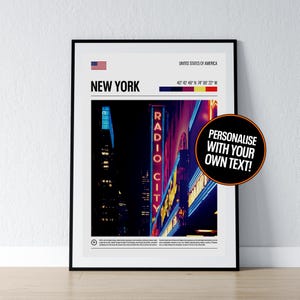Póster de Nueva York, arte mural de Nueva York, coordenadas de Nueva York, impresión fotográfica de Nueva York, regalo de viaje, póster de Central Park, impresión, decoración de pared para el hogar