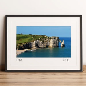 Etretat Print, Etretat Poster, Etretat Coordinates, Etretat Wall Art, Etretat Photo Print, Etretat Travel, Wall Decor, Etretat Gift, Print