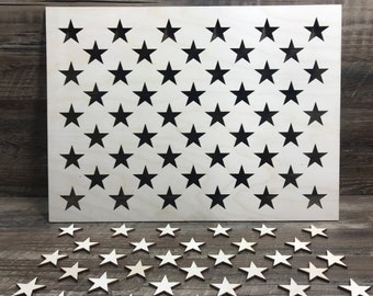 Airbrush SUPVOX 1PC Plastic Stencil Template Large American Flags Stencil Wall PaintingTemplates for Painting on Wood Fabric