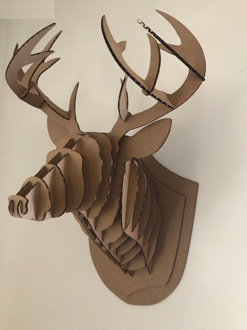 Laser Cut DIY Deer Head Etsy